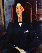 Amedeo Modigliani Jean Cocteau oil